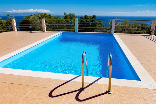 Styroporpool 850x400x125cm Set mit Leiter