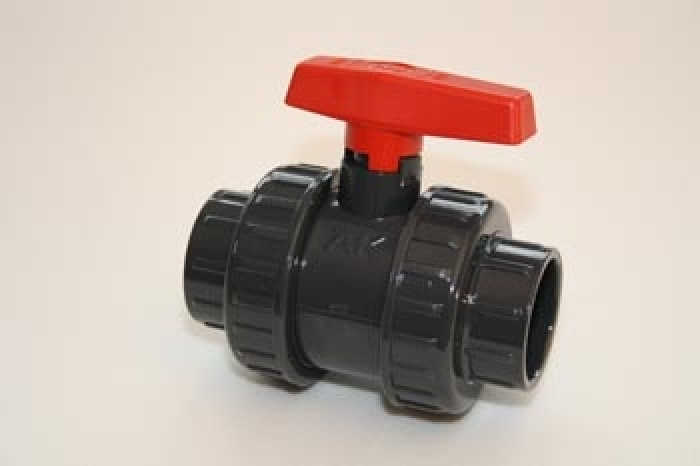 2-Wege Kugelhahn PVC Klebeanschluß - Ø 50mm