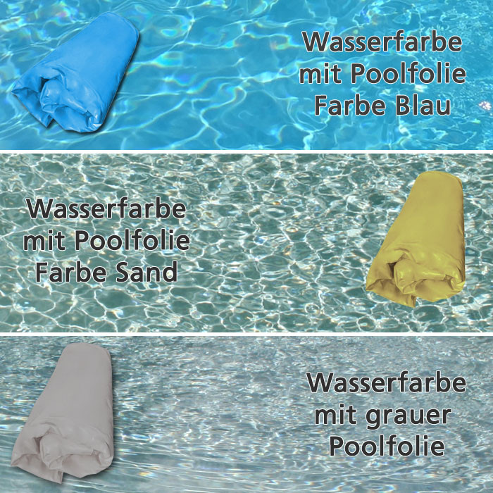 Poolfolie Achtformbecken 855x500x120cm