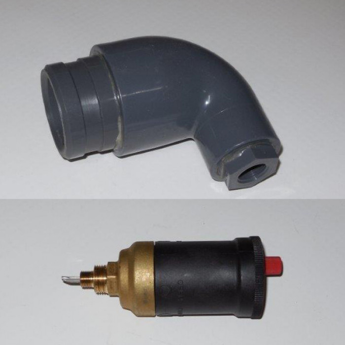 Be- und Entlüfter mit Winkel