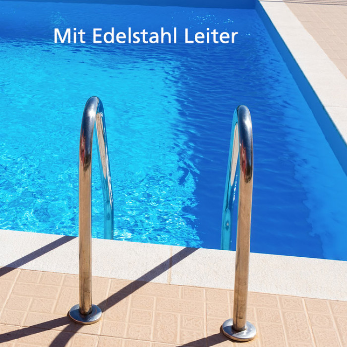 Styroporpool 500x350x150cm Set mit Leiter