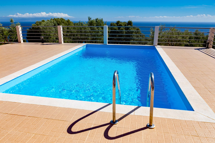 Styroporpool 700x350x125cm Set mit Leiter